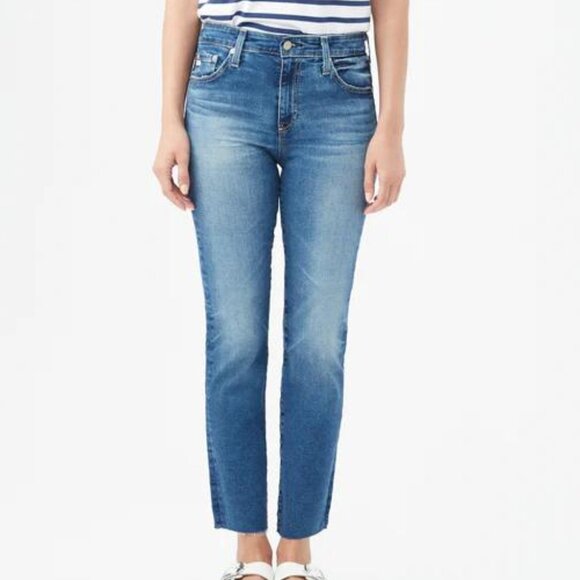 Ag Adriano Goldschmied Denim - AG Women's Mari Crop Blue Jeans NWT Size 26